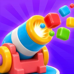 Pixel Cannon 3D: Color Puzzle 图标